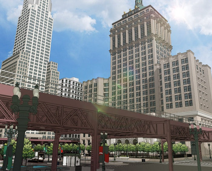 3D漫画素材 マフィアの街.skp